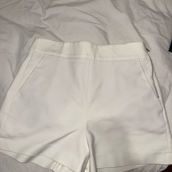 Zara High Waist White Shorts - Picture 5 of 6